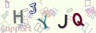 This is a captcha-picture. It is used to prevent mass-access by robots. (see: www.captcha.net)