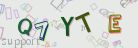 This is a captcha-picture. It is used to prevent mass-access by robots. (see: www.captcha.net)